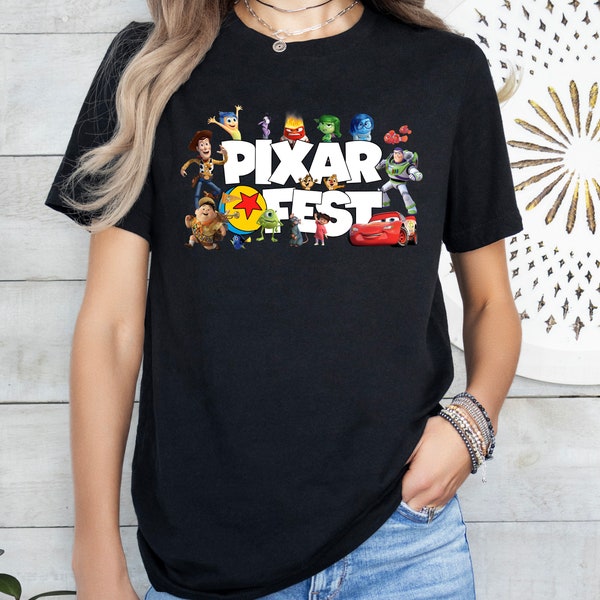 Disney Pixar Fest 2024 T-shirt, Inside Out Group, Monster Inc, Toy Story Land Tee, Pixar Pals Playtime Party, Disney Family Trip Shirt