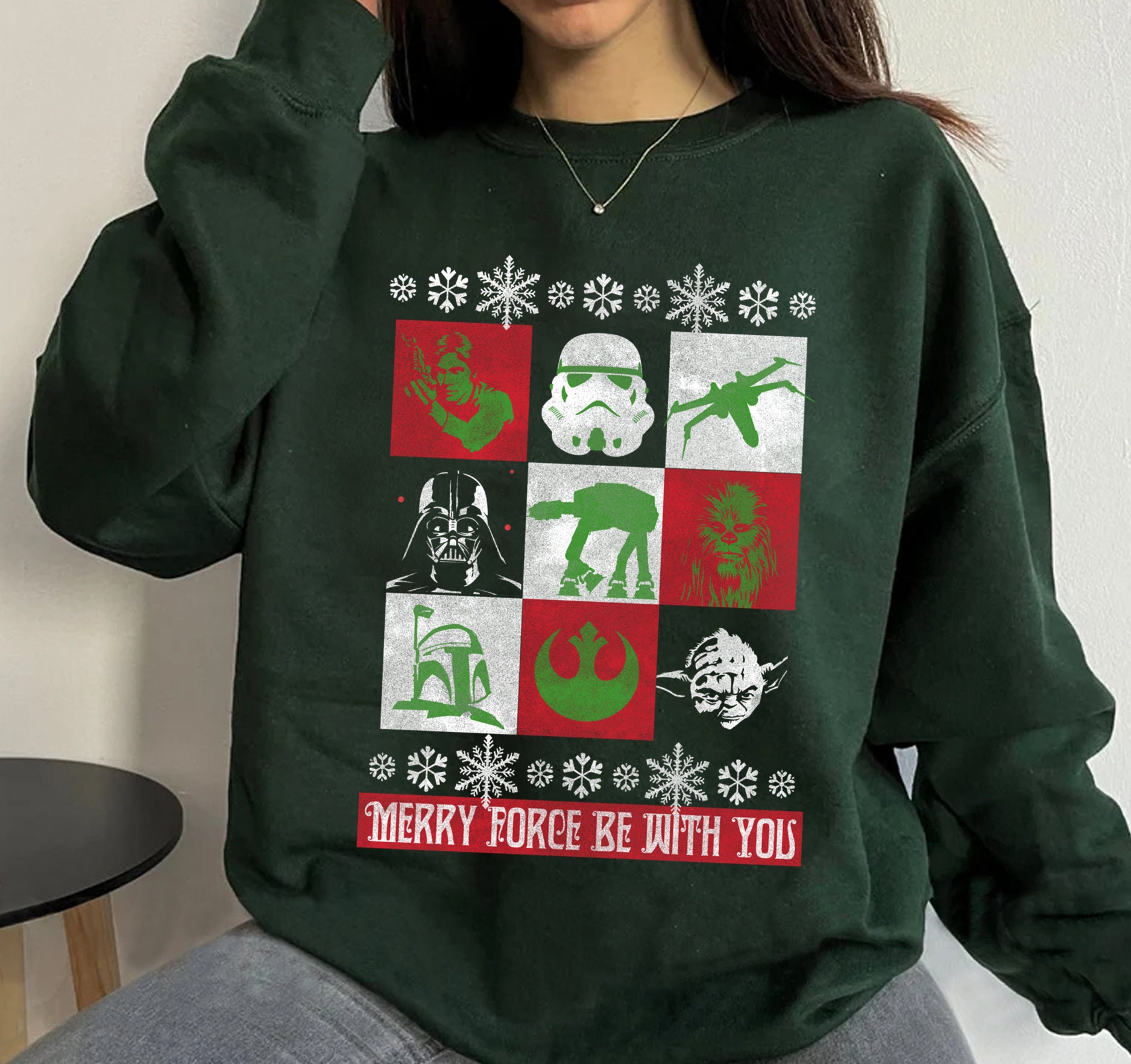 Star Wars Merry Force Be With You Christmas Shirt, Star Wars Christmas Squad Shirt, Disneyland Christmas Matching Family Shirt