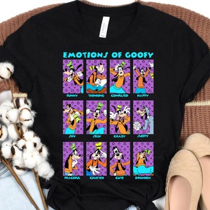 Disney Goofy Emotions Of Goofy Funny Box Up Shirt, Disneyland Family Matching Shirt, Magic Kingdom Tee, WDW Epcot Theme Park Shirt