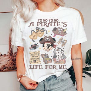 Disney Mickey and Friends Pirates Shirt, Yo Ho Yo Ho A Pirate&#39;s Life for Me Shirt, Pirates of the Caribbean, Disney Family Cruise Trip Shirt