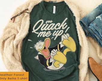 Disney Mickey and Friends Donald Duck You Quack Me Up Shirt, Disneyland Family Matching Shirt, Magic Kingdom Tee, WDW Epcot Theme Park Shirt