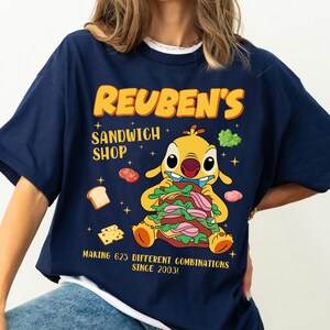 Disney Lilo and Stitch Reuben Shirt, Reuben’s Sandwich Shop Tee, Making 625 Combinations Since 2003 Shirt, WDW Disneyland Trip Shirt image 2