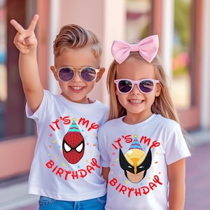 Personlized Disney All Characters It's My Birthday T-shirt, Mickey and Friends Winne The Pooh, Birthday Boy Girl Tee Shirts, Birthday Gifts image 9