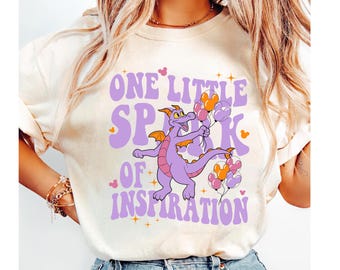 Disney Figment Est 1983 One Little Spark Shirt, Figment Epcot Shirt, Cute Figment Shirt, Disneyland Family Matching Shirts, Animal Kingdom