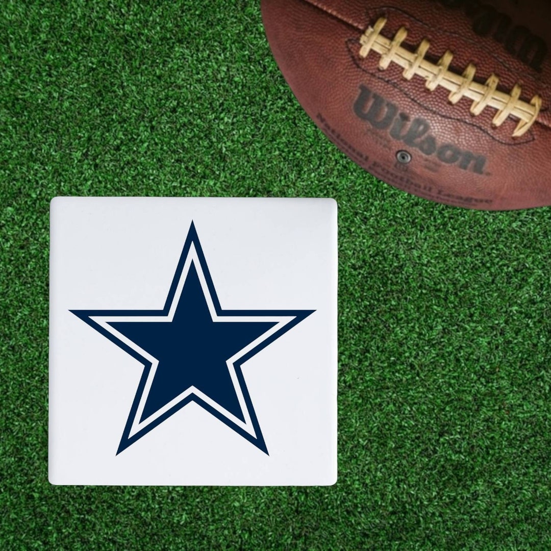Tile Coasters Dallas Cowboys NFL Ceramic Coasters Handmade Etsy