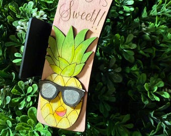 Life is sweet pineapple  Hair Claw Clip