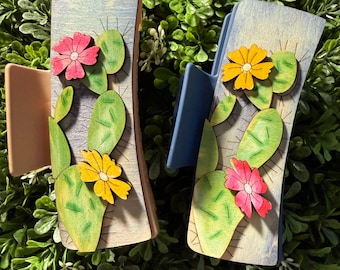 Cactus  hair clip