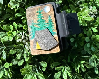 Camping 2inch  hair clip