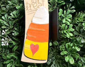Candy Corn claw clip 4inch