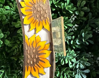 Sunflower large claw clip