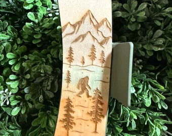 Sasquatch large  hair clip
