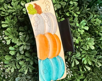 Stacked pumpkin  Hair Claw Clip