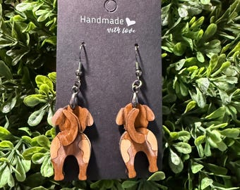 Dog butt butt Earrings