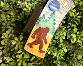 Sasquatch large  hair clip