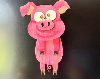Pig Wiggle Magnet