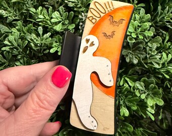 Boo Ghost  hair clip