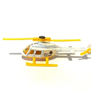 James Bond Helicopter Drax Airlines Corgi Juniors 1970s Made In GT Britain