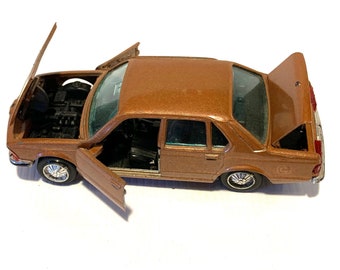 Luxury Car GAMA Mini BMW M 1:45 894 Sedan 1970s Made In Hong Kong Copper Brown