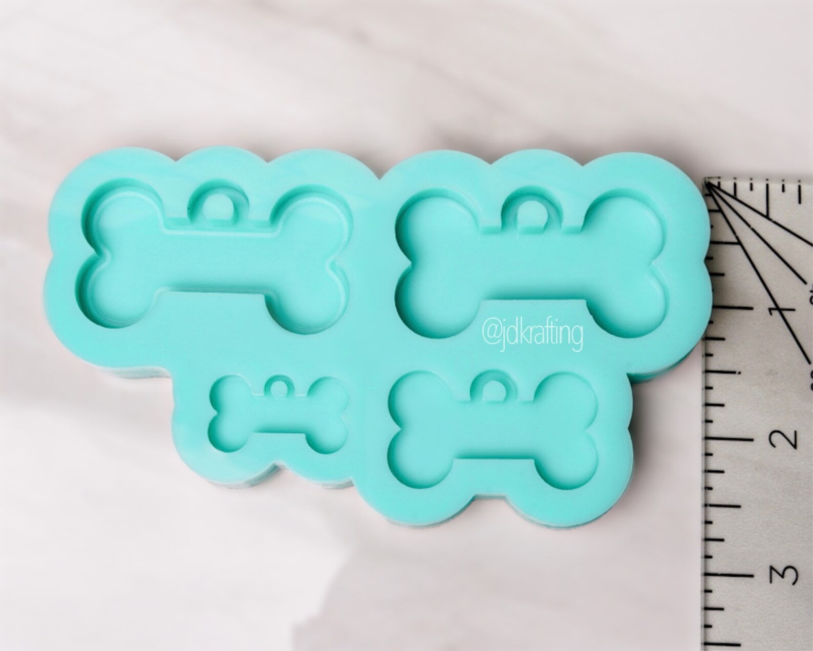 Dog Tag Bone Charm Silicone Mold Etsy