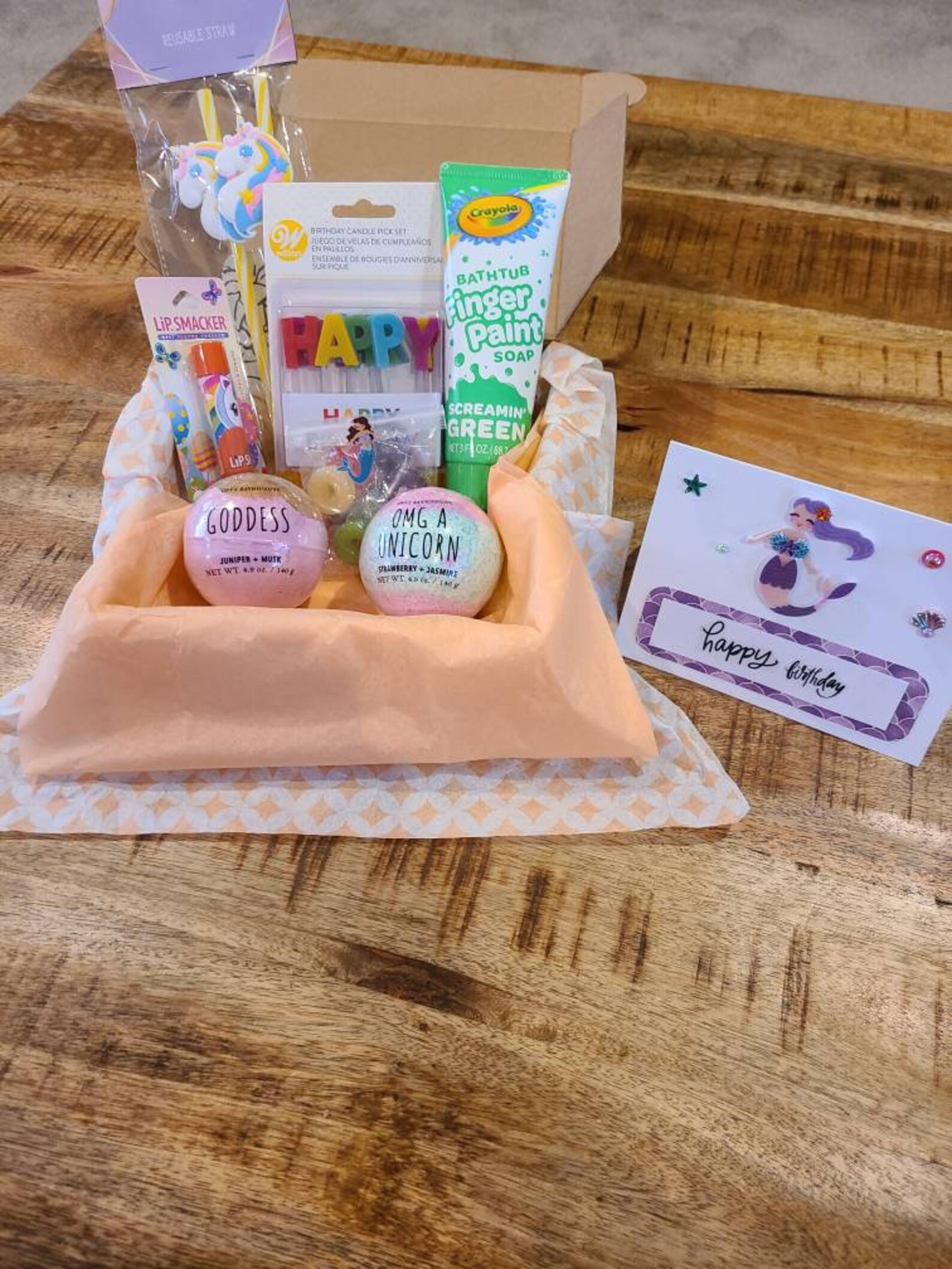 Girls Happy Birthday gift set Etsy