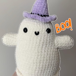 Gehaakt spook | Knuffeldier | Pluche | Knuffel | Halloween