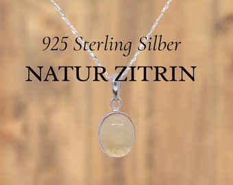 Naur Citrine 925 Sterling Silver Chain