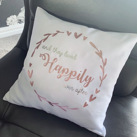 And They Lived Happily Ever After Pillow Case Etsy