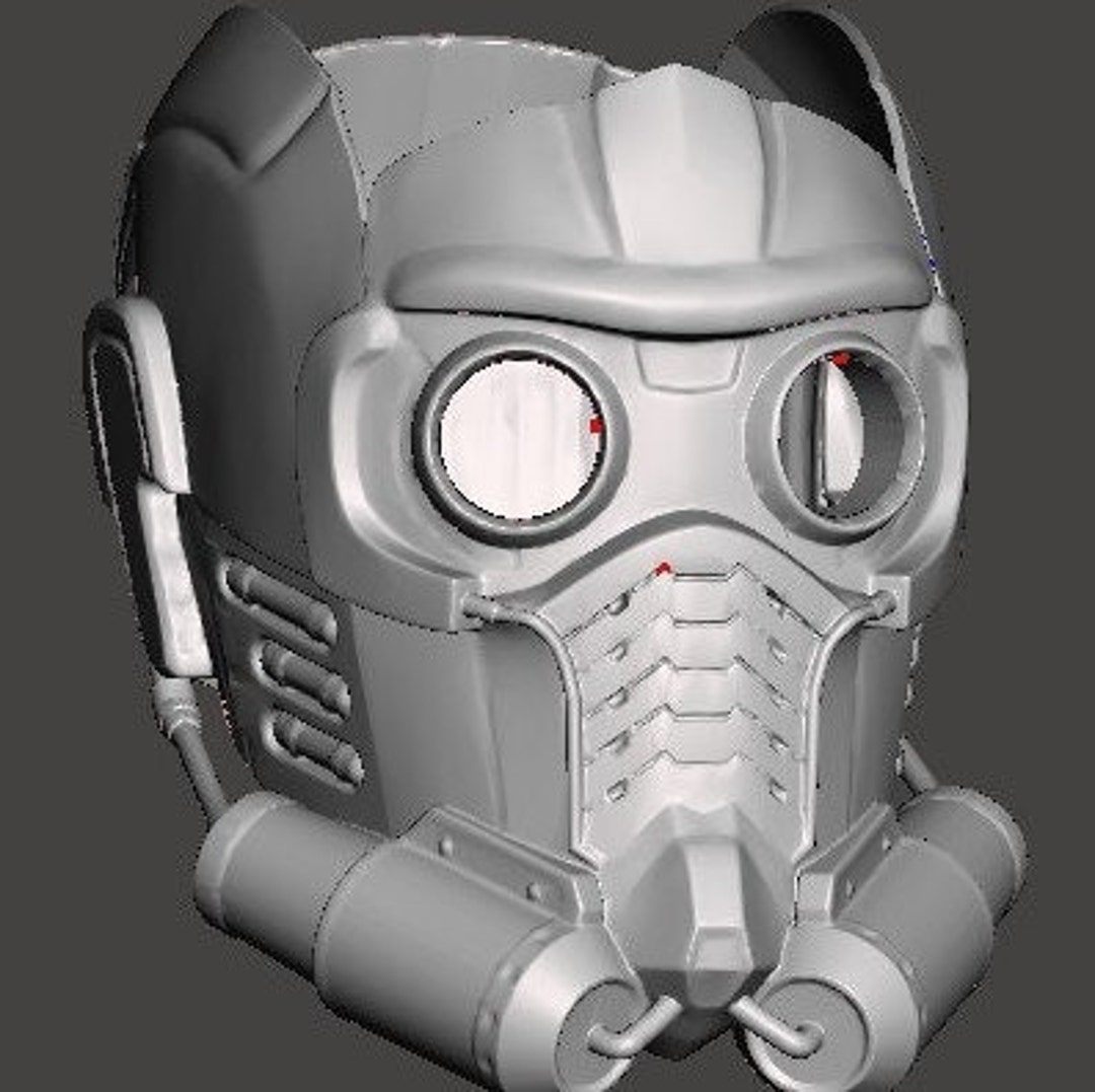 Star Lord Helmet Four Parts Etsy