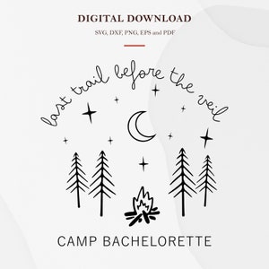 Letzte Spur vor dem Schleier – Camping & Outdoor | Digitaler Download SVG
