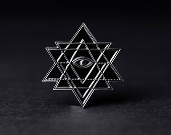 Synesthesia Tarot Deck Logo Pin  | Soft Enamel Pin | Tarot Pin