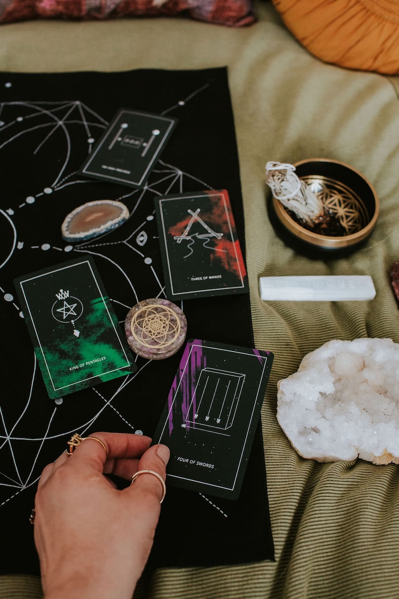 Synesthesia Tarot Deck  Minimalist Tarot Deck  78 Tarot image 6