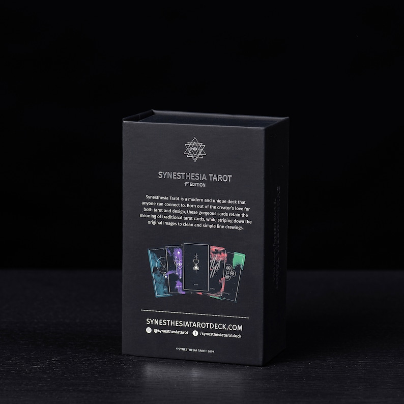 Synesthesia Tarot Deck  Minimalist Tarot Deck  78 Tarot image 9