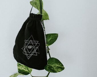 Synesthesia Tarot Drawstring Bag | Tarot Pouch | Tarot Card Storage