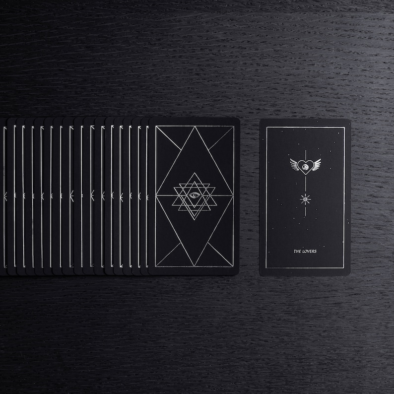 Synesthesia Tarot Deck  Minimalist Tarot Deck  78 Tarot image 10