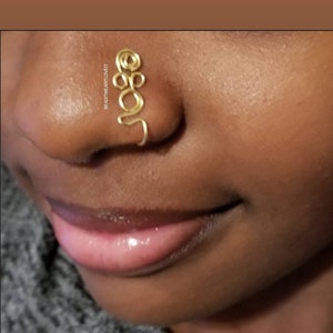 Afrocentric nose hot sale rings