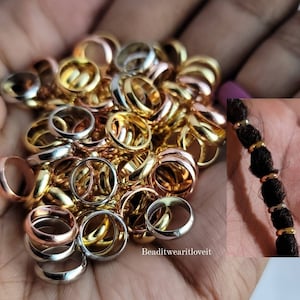 100 Stainless Steel Loc Beads, Wholesale Dreadlock Hair Accessories