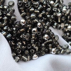 Small Sterling Silver Plated Loc Sprinkle Beads Mix, Braid Jewelry Dreadlock Accessories, Size 8/0 Dread Sprinkle Beads, Loc Jewelry