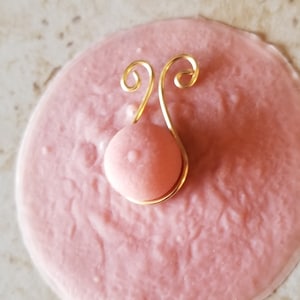 Adjustable Clip On Nipple Jewelry, Nipple Rings No Piercing, Uneven Swirl Design Clip on Nipple Clamp, Nippies, Nipple Jewelry
