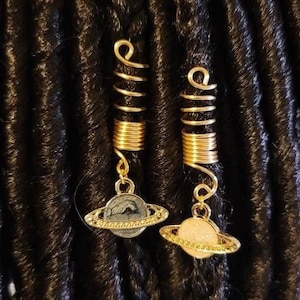 Chakra Loc Jewelry, Dreadlock Hair Accessories, Beads for Braids