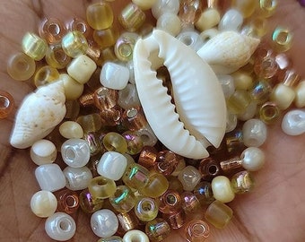 Mother Of Pearl Loc Sprinkle Beads, Shell Braid Jewelry Dreadlock Accessories, Loc Jewelry