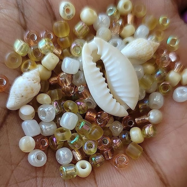 Mother Of Pearl Loc Sprinkle Beads, Shell Braid Jewelry Dreadlock Accessories, Loc Jewelry