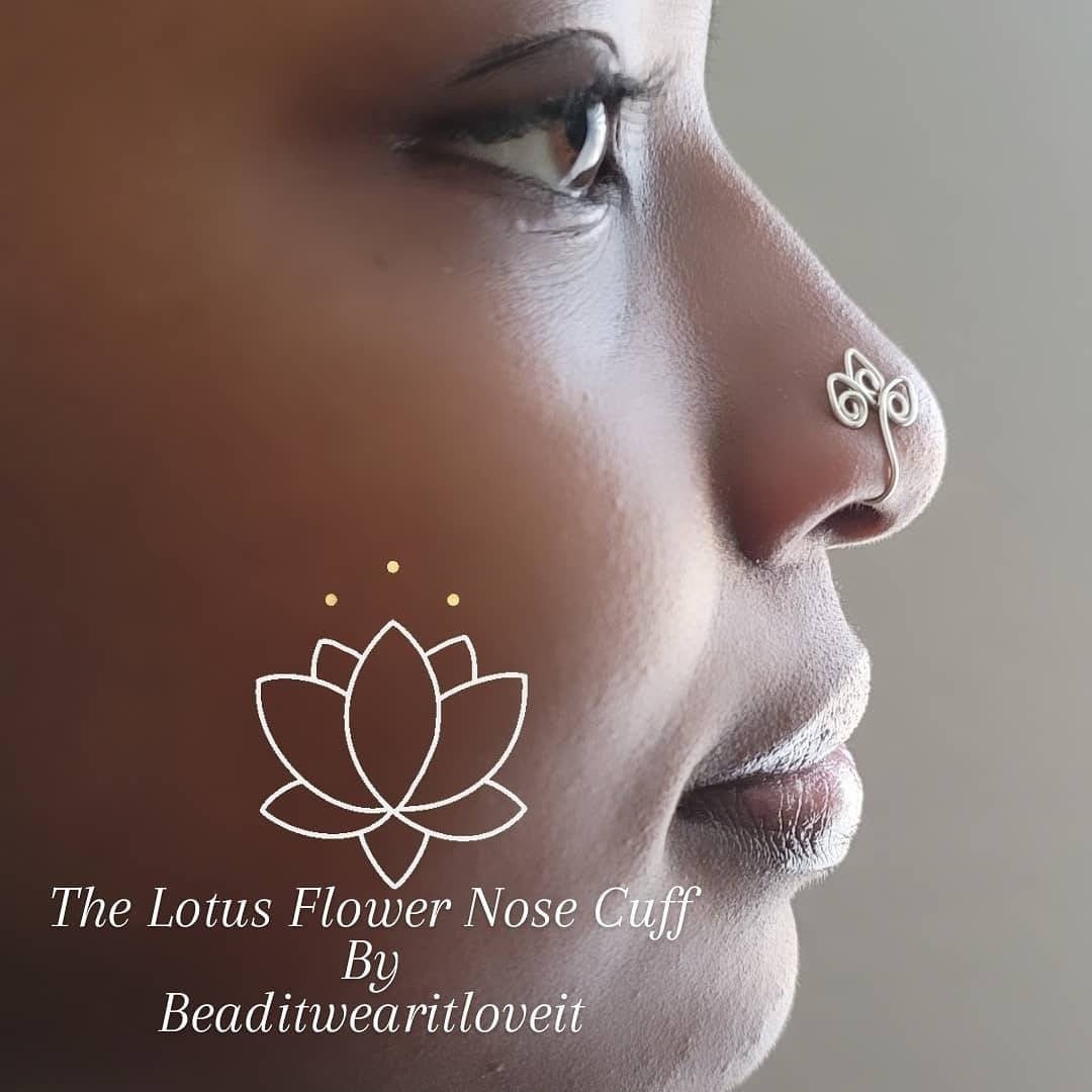 Lotus flower sale nose ring