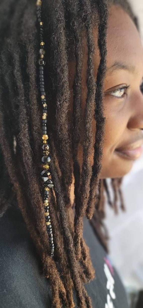 Quartz Crystal Loc Jewelry. Dreadlock Hair Accessories, Beads for Braids, Loc  Jewelry 