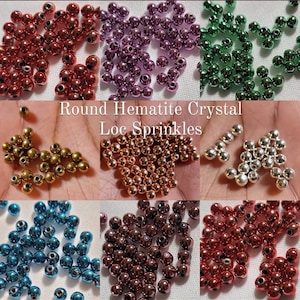 Citrine Hematite Crystal Dreadlock Loc Sprinkles Gold Hair  Beads (Sprinkles) : Handmade Products