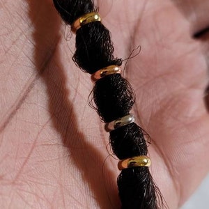 10 Stainless Steel Loc Beads, Wholesale Dreadlock Hair Accessories image 2