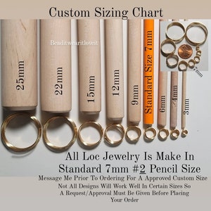 4 Pcs Sunstone Crystal Loc Jewelry Set. Dreadlock Hair Accessories, Metal Beads For Braids, Dread Loc Beads image 6
