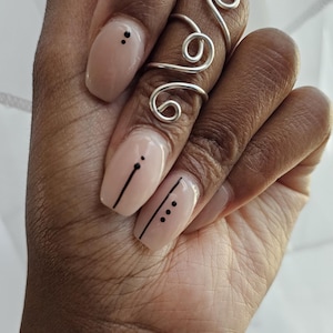 Midi Ring, Knuckle Ring, Adjustable Ring, 16 Gage Wire Wrapped Copper Ring, Prosperity Ring
