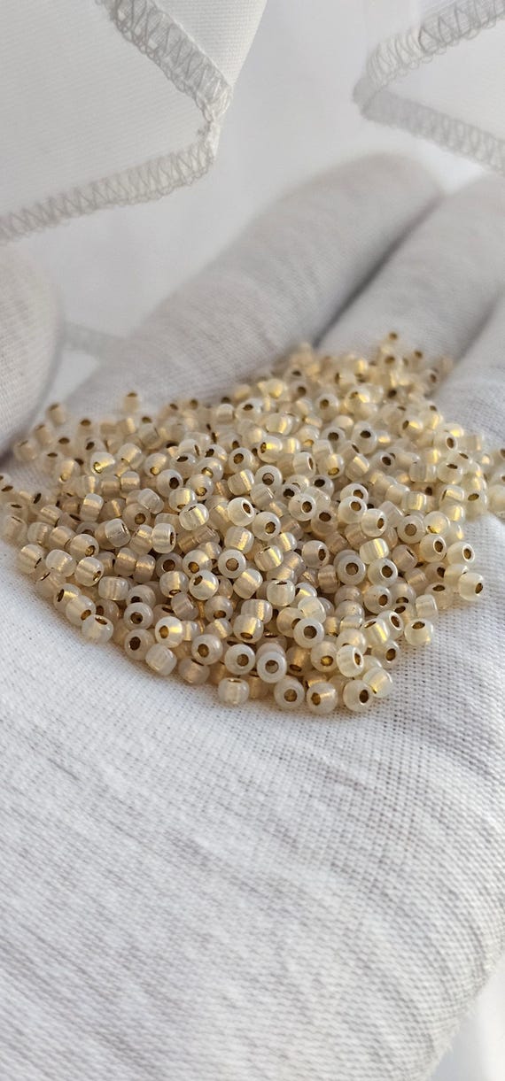 High Quality 24kt Gold Lined Opal Loc Sprinkle Beads, Loc  display picture 3