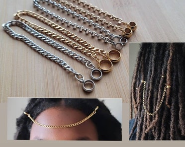 Lot De 100 Bijoux Pour Dreadlocks – Or – 5 Modèles – Accessoires Cheveux Réglables – Cadeau Idéal