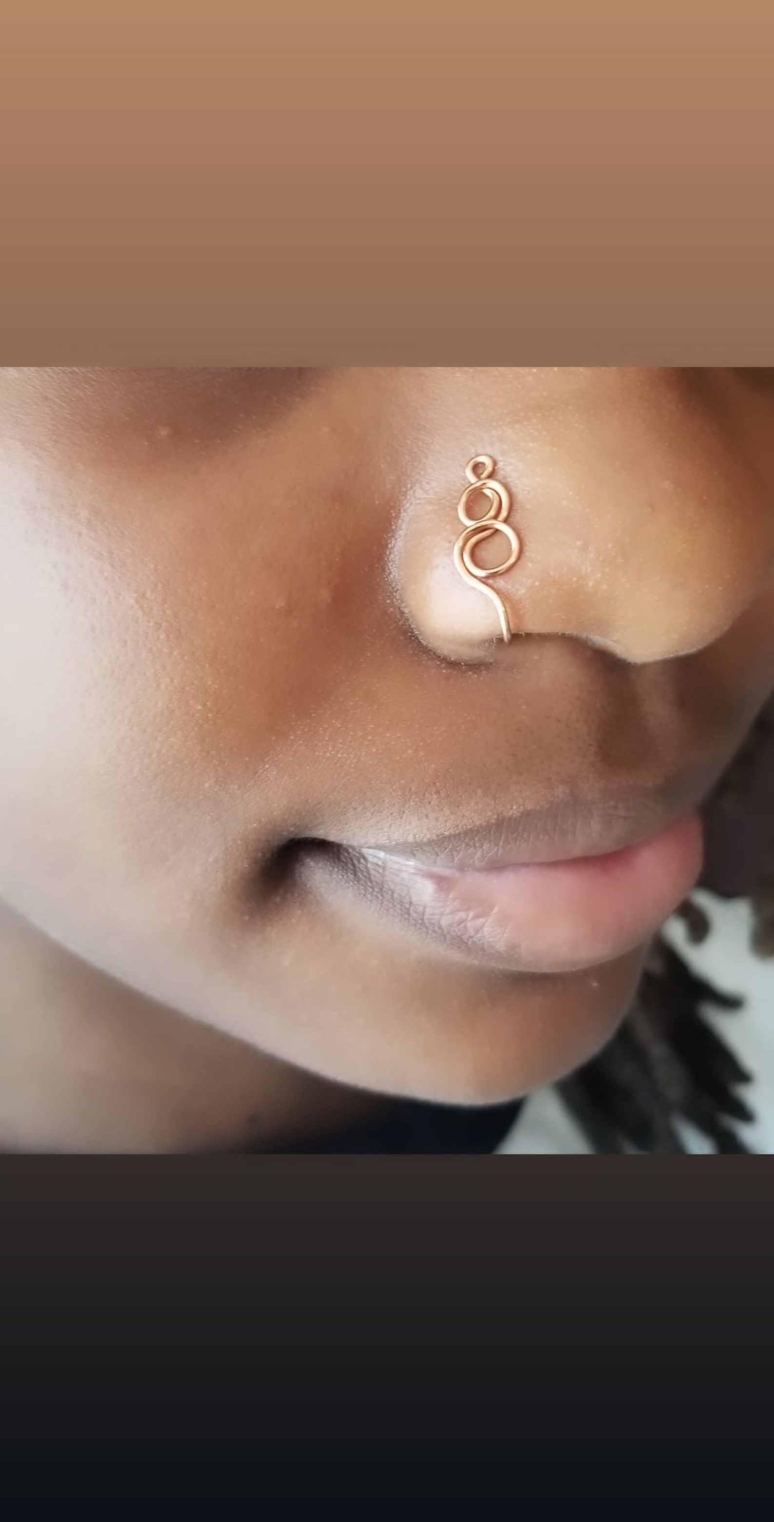 Nose Cuff Nose Ring No Piercing Needed The Oracal Cuff Etsy
